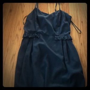 Mini dark blue cocktail dress